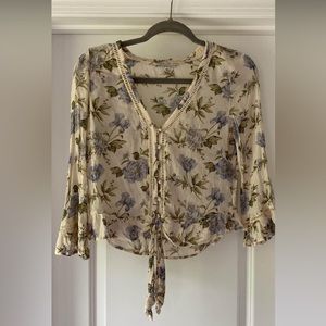 American Eagle Floral Shirt